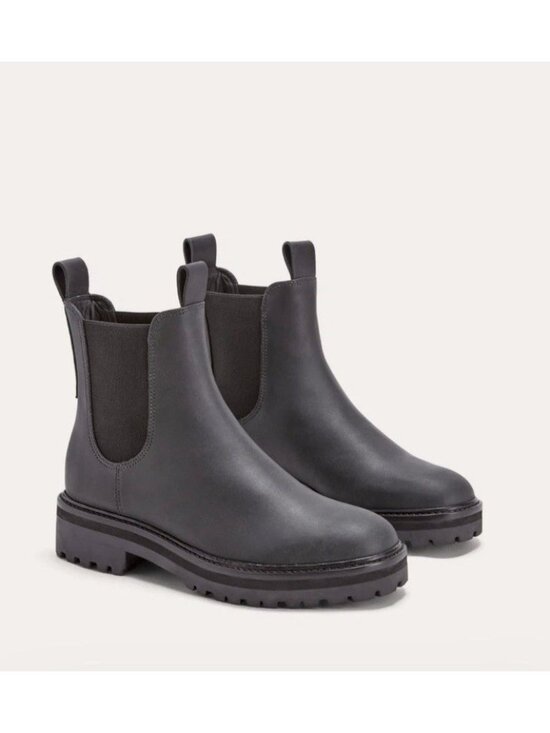 Everlane Shoes - Everlane $238 The Lug Chelsea Boot Women Leather Ankle Chunky Sole Black Size 7M